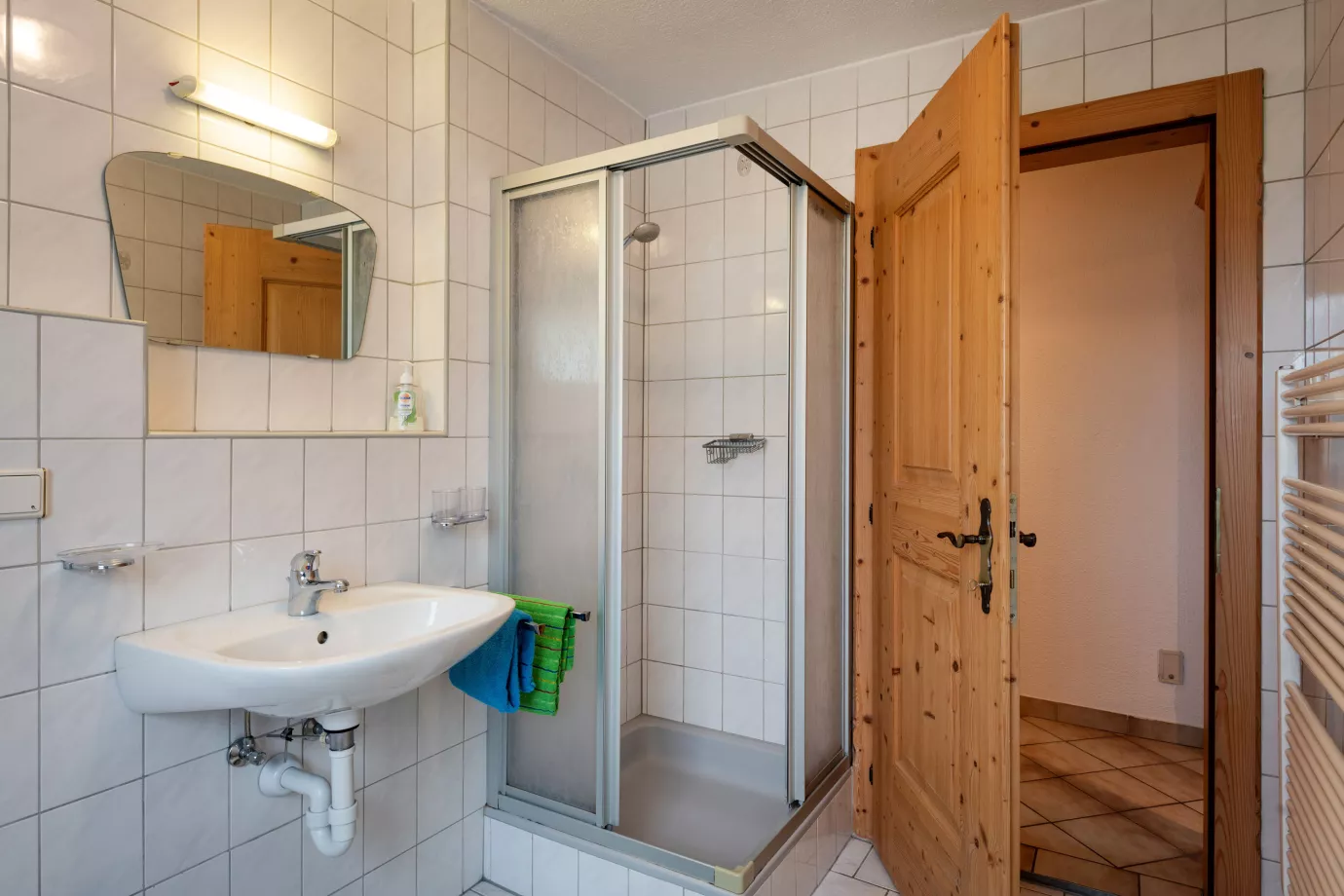 Bad / Dusche von der Ferienwohnung Hochzillertal
